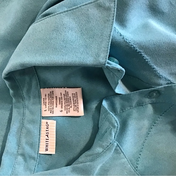 White Stag Women’s Long Sleeves Button Down Blouse. Size L - Picture 4 of 4